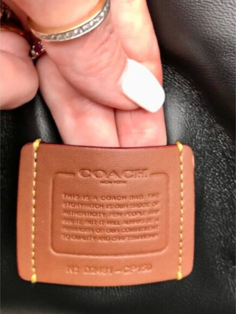 Coach Black Pillow Quilted Leather Tabby 26 Shoulder Bag CP150 - Picture 11 of 12